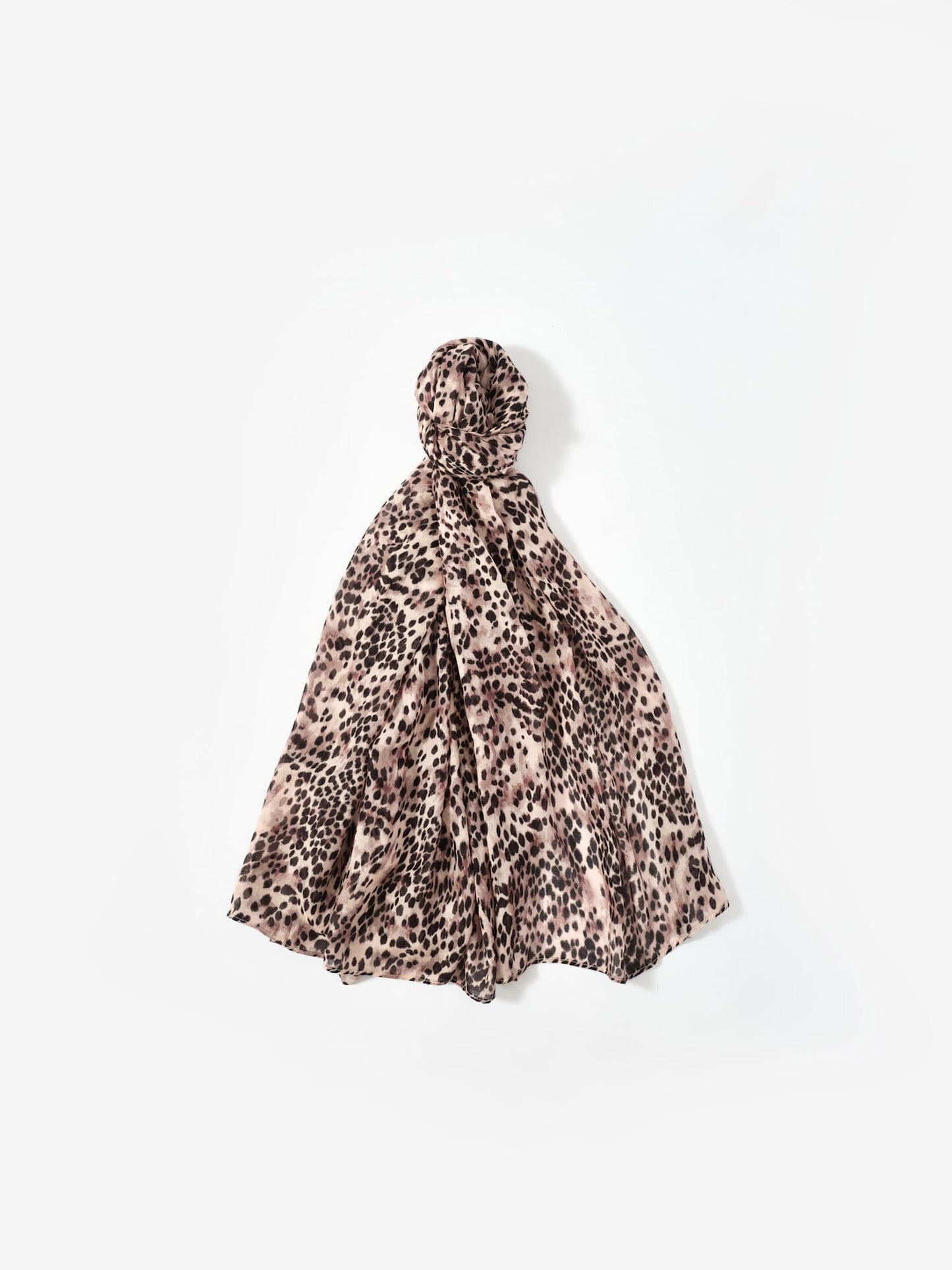 Leopard Print Lightweight Scarf