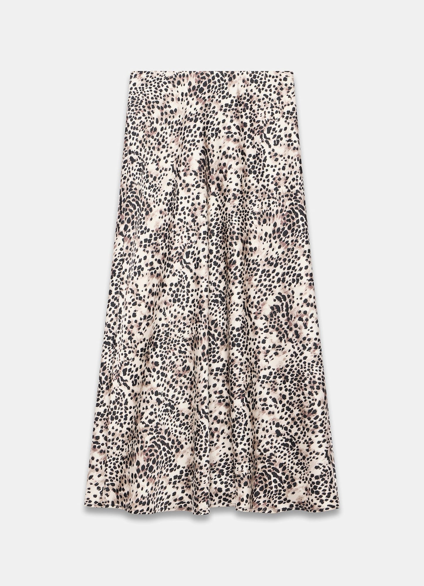 Leopard Print Slip Skirt