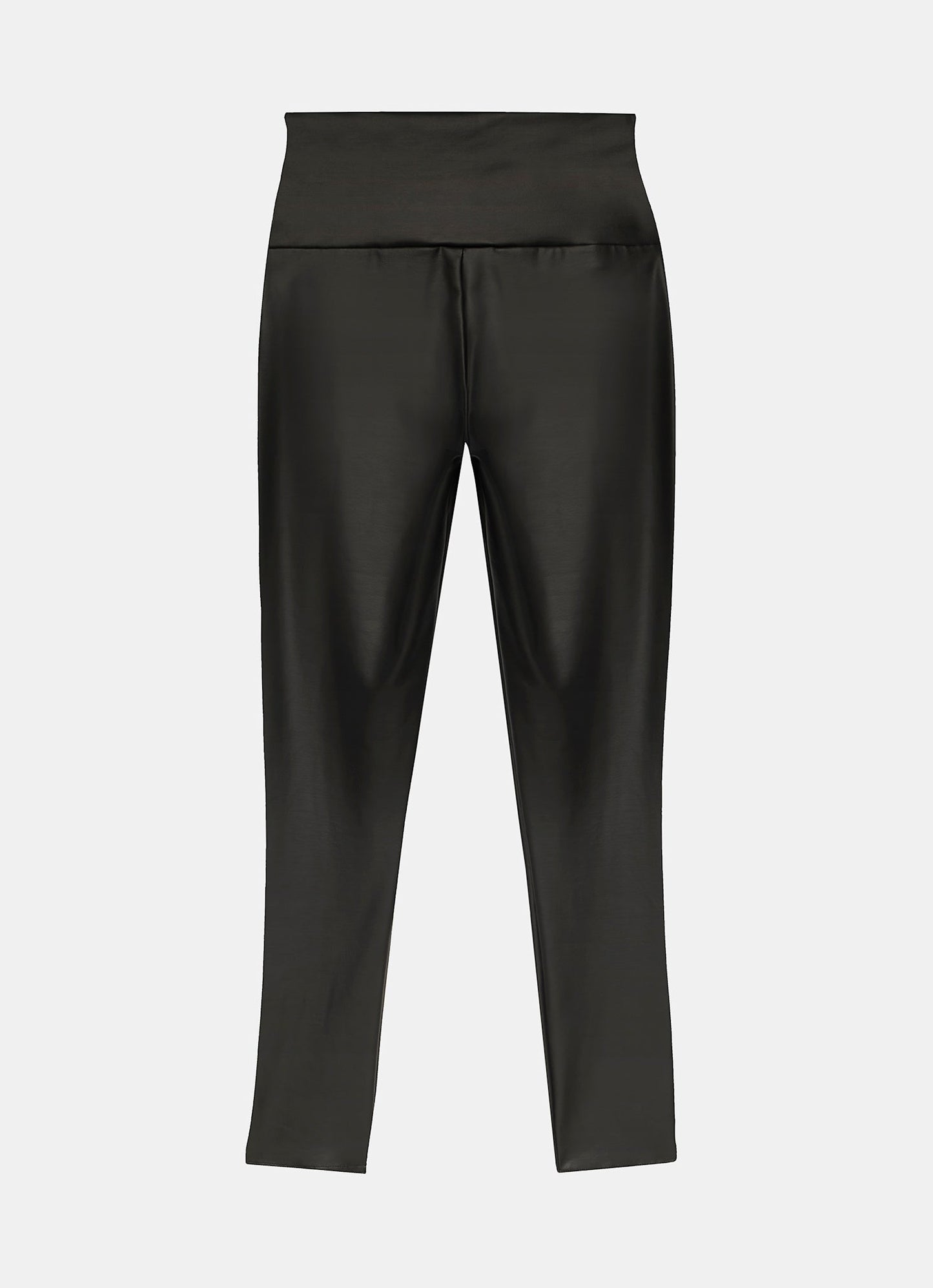 Black Faux Leather Leggings
