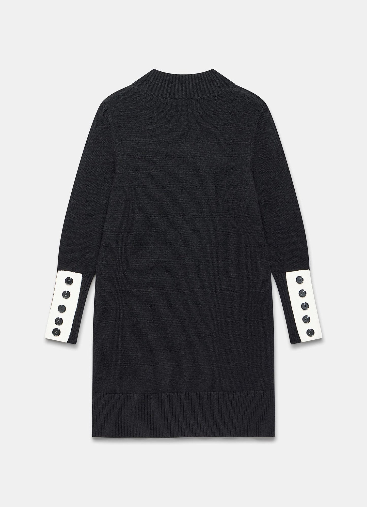 Black Knit Mini Dress