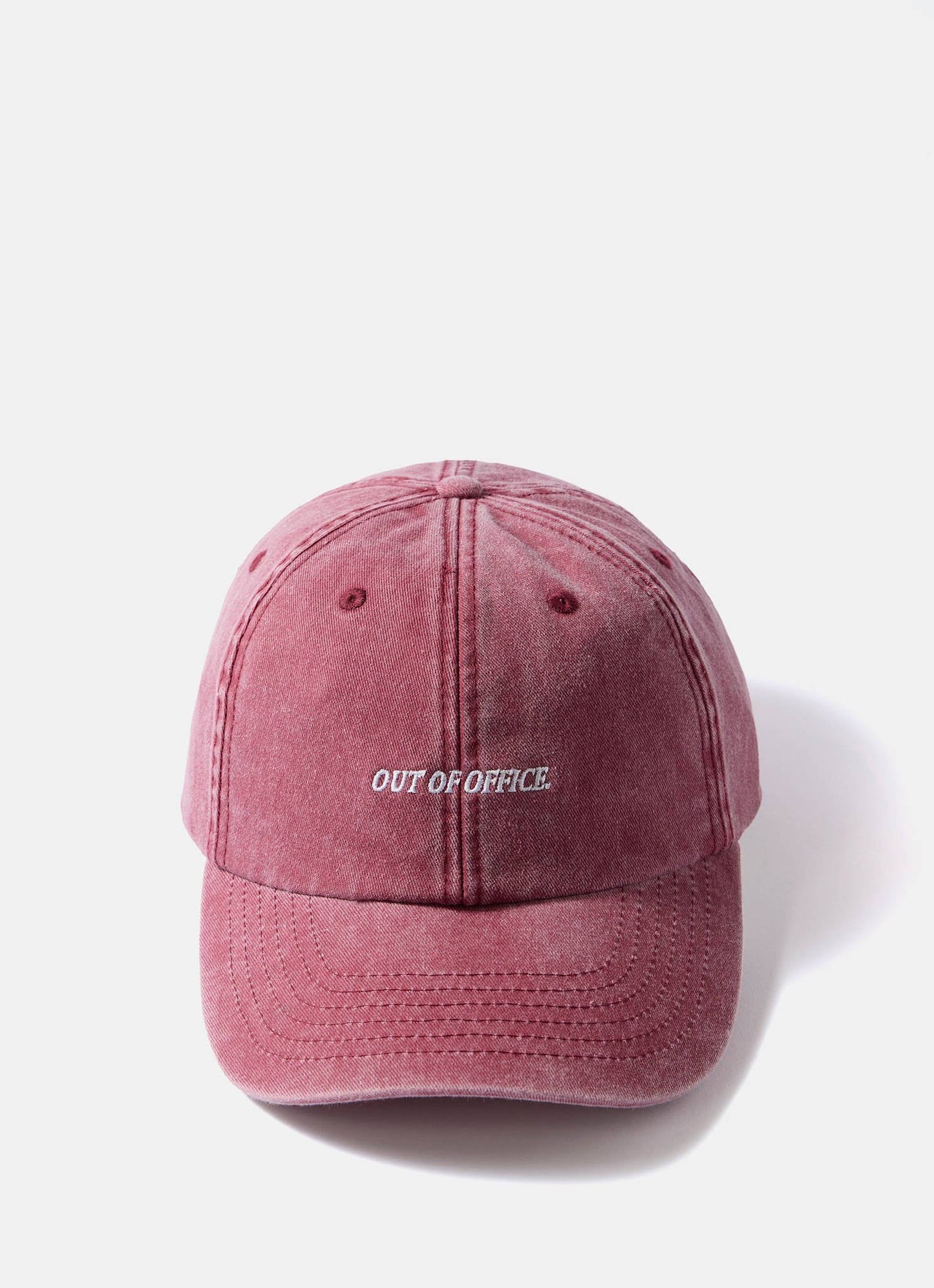 Burgundy Slogan Cap