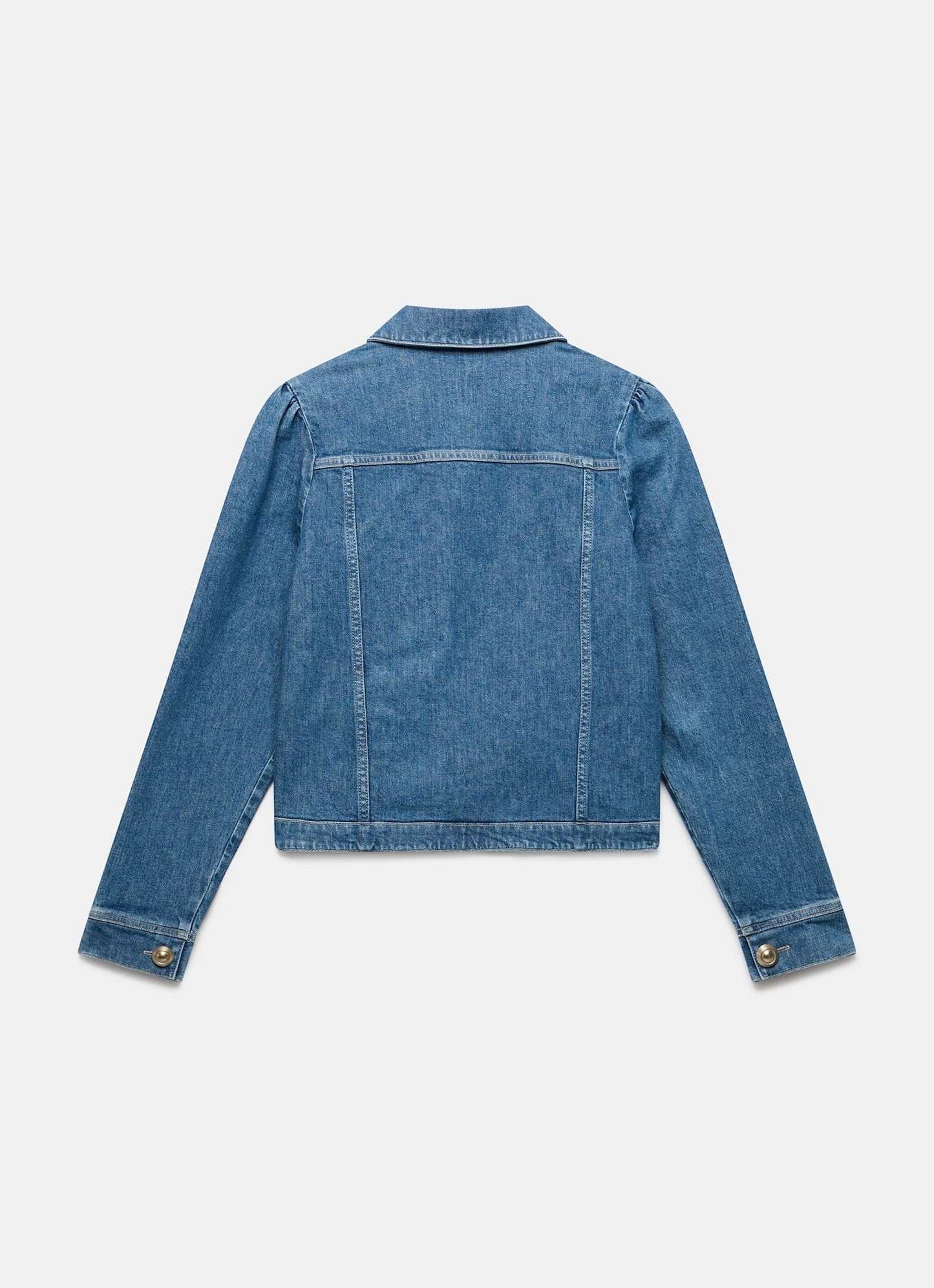 Indigo Button Detail Denim Jacket