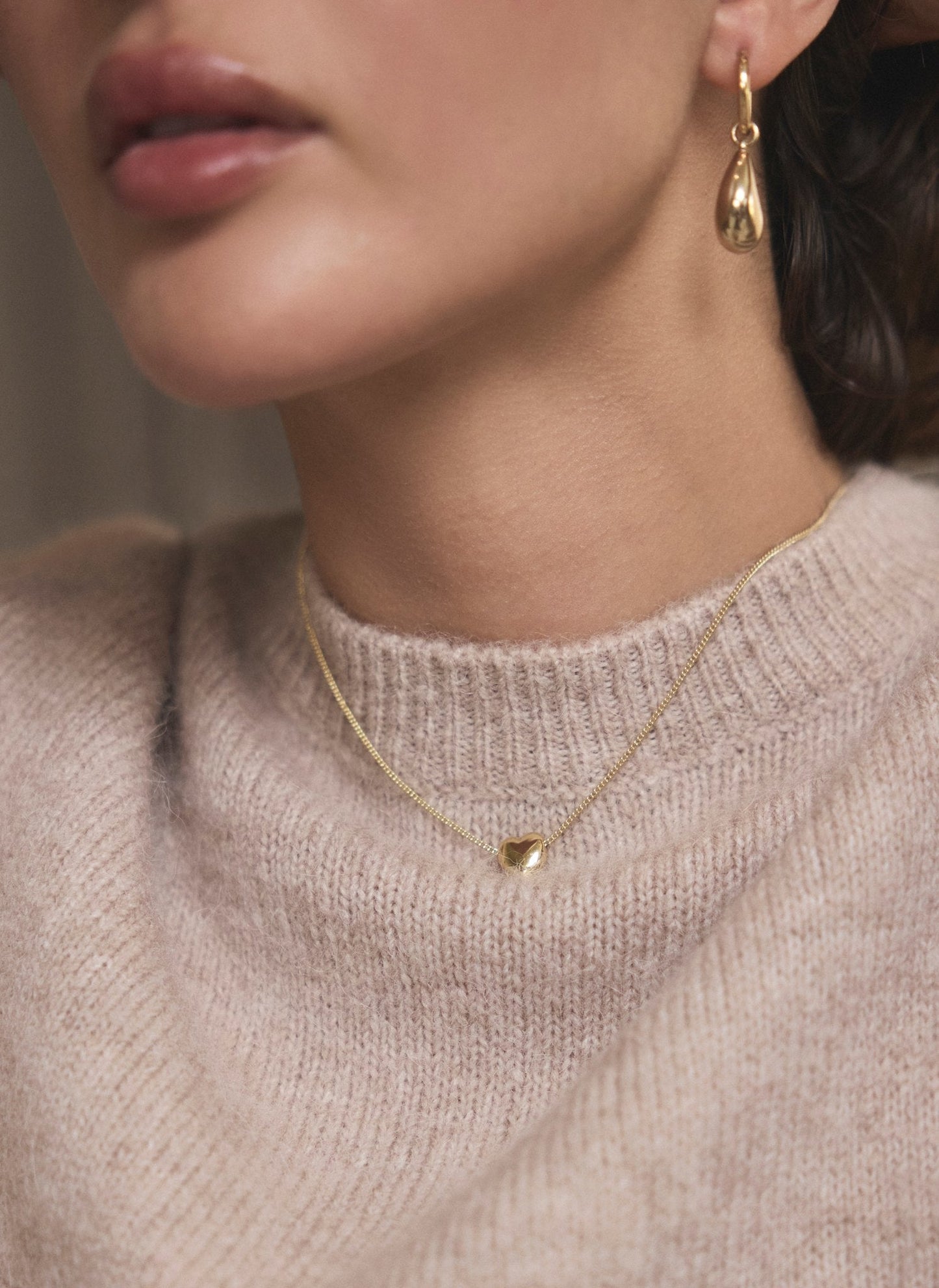 Gold Plated Heart Necklace