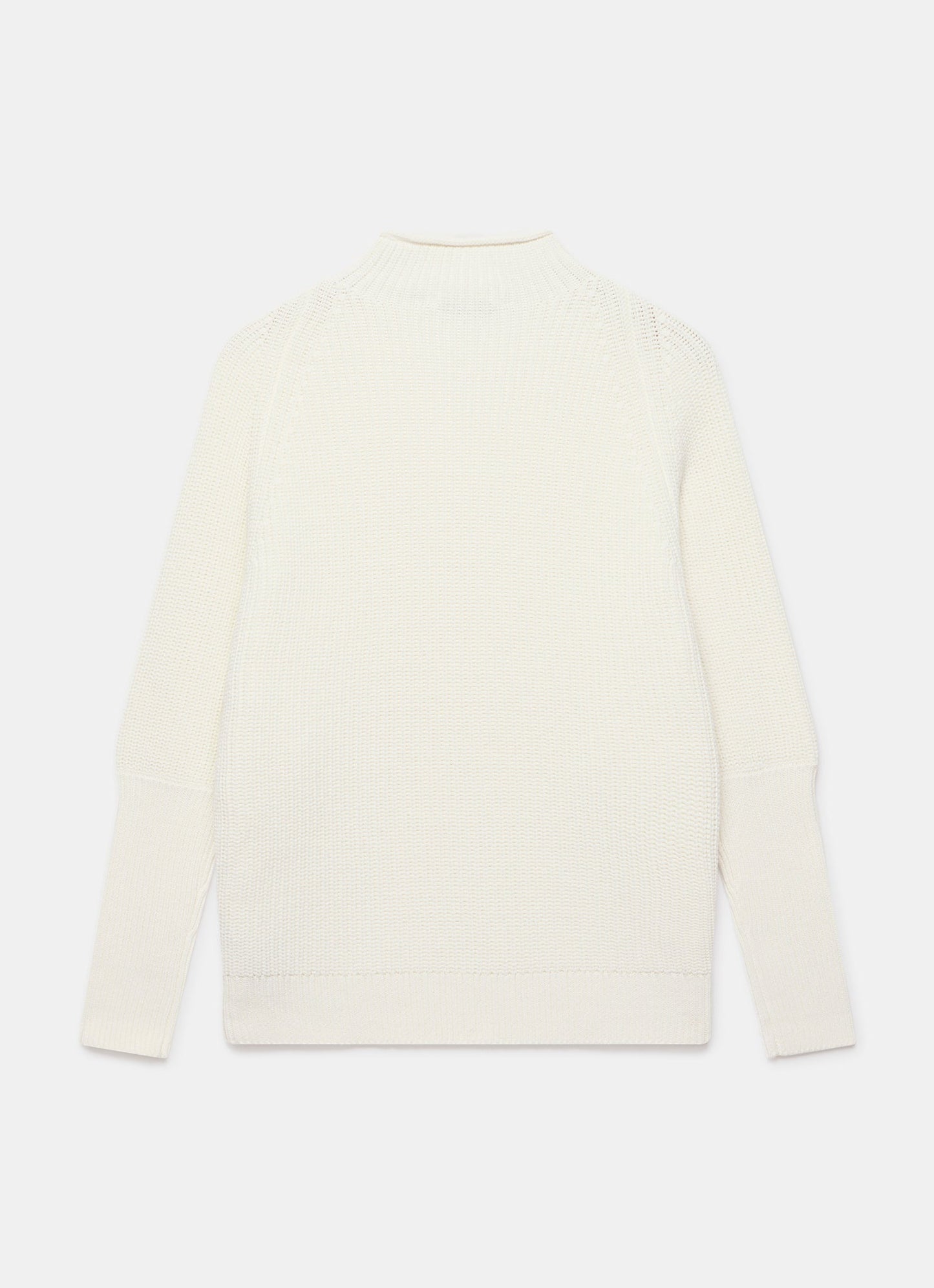 Cream Whipstitch Cotton Blend Jumper