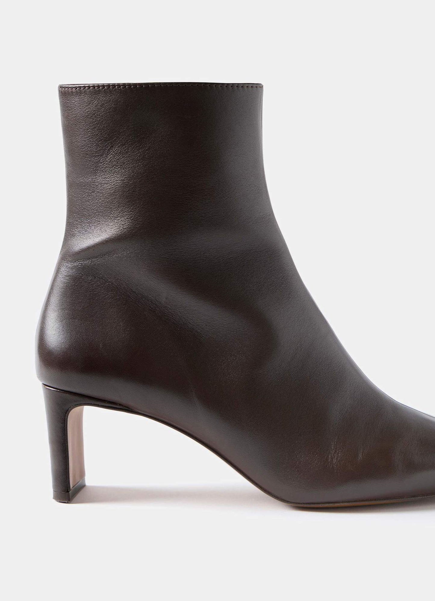 Macy Brown Heeled Ankle Boots
