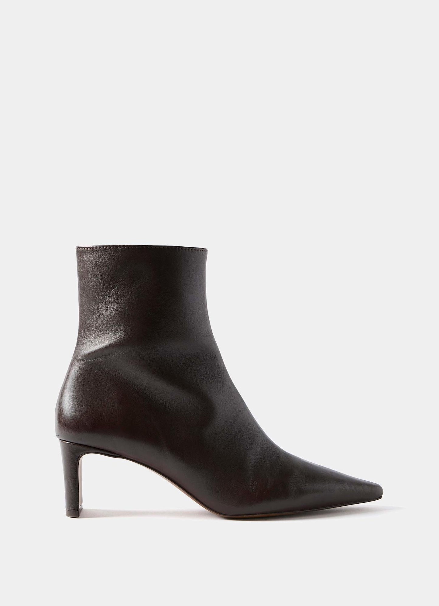 Macy Brown Heeled Ankle Boots
