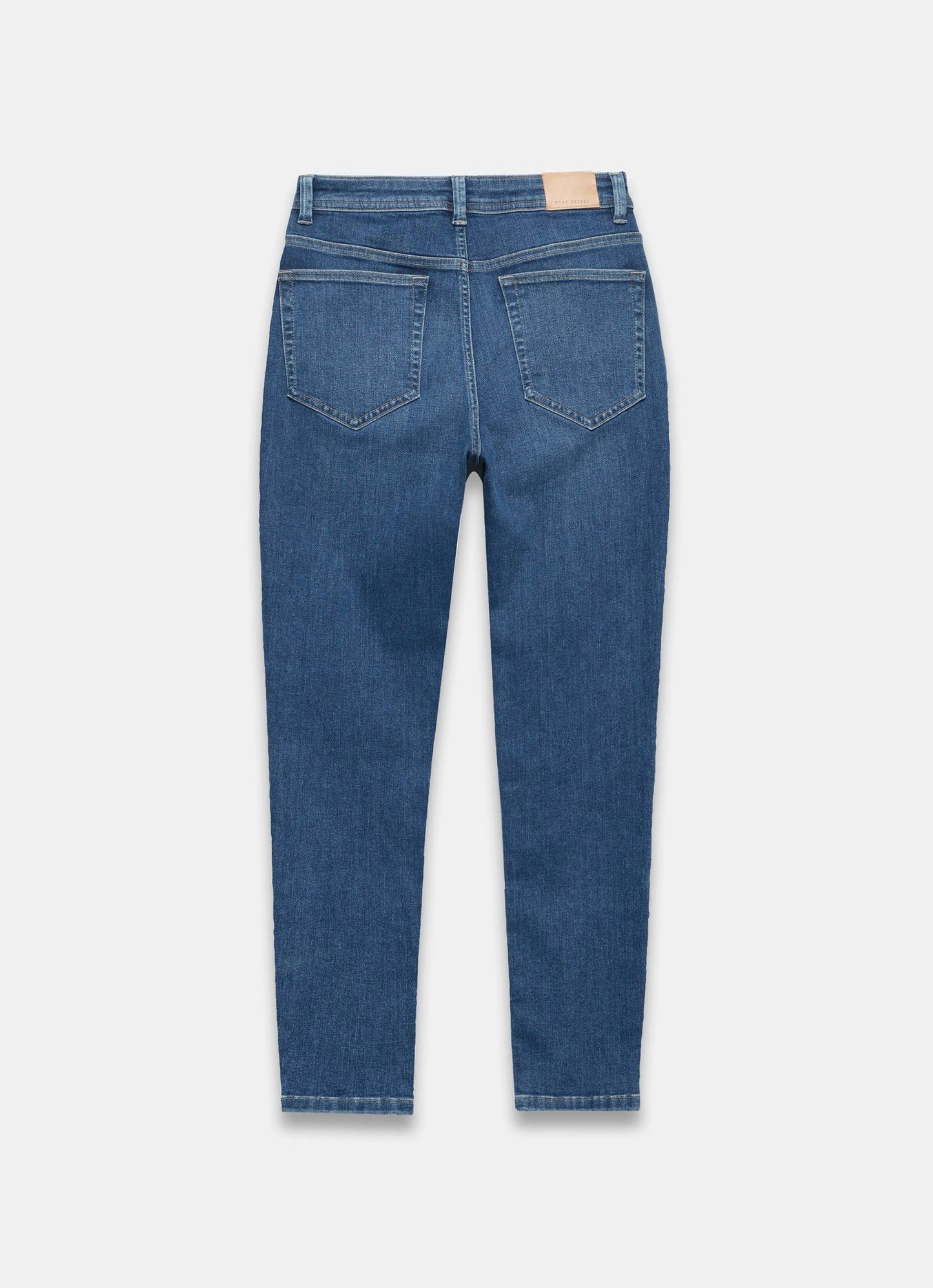 Mid Indigo Sculpting Skinny Jeans