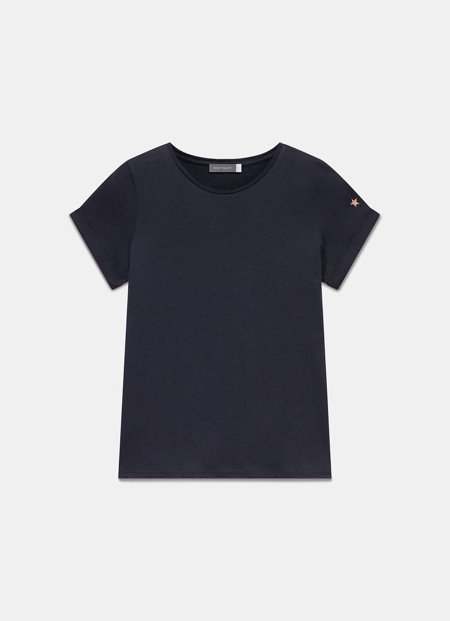 Navy Cotton Star T-Shirt