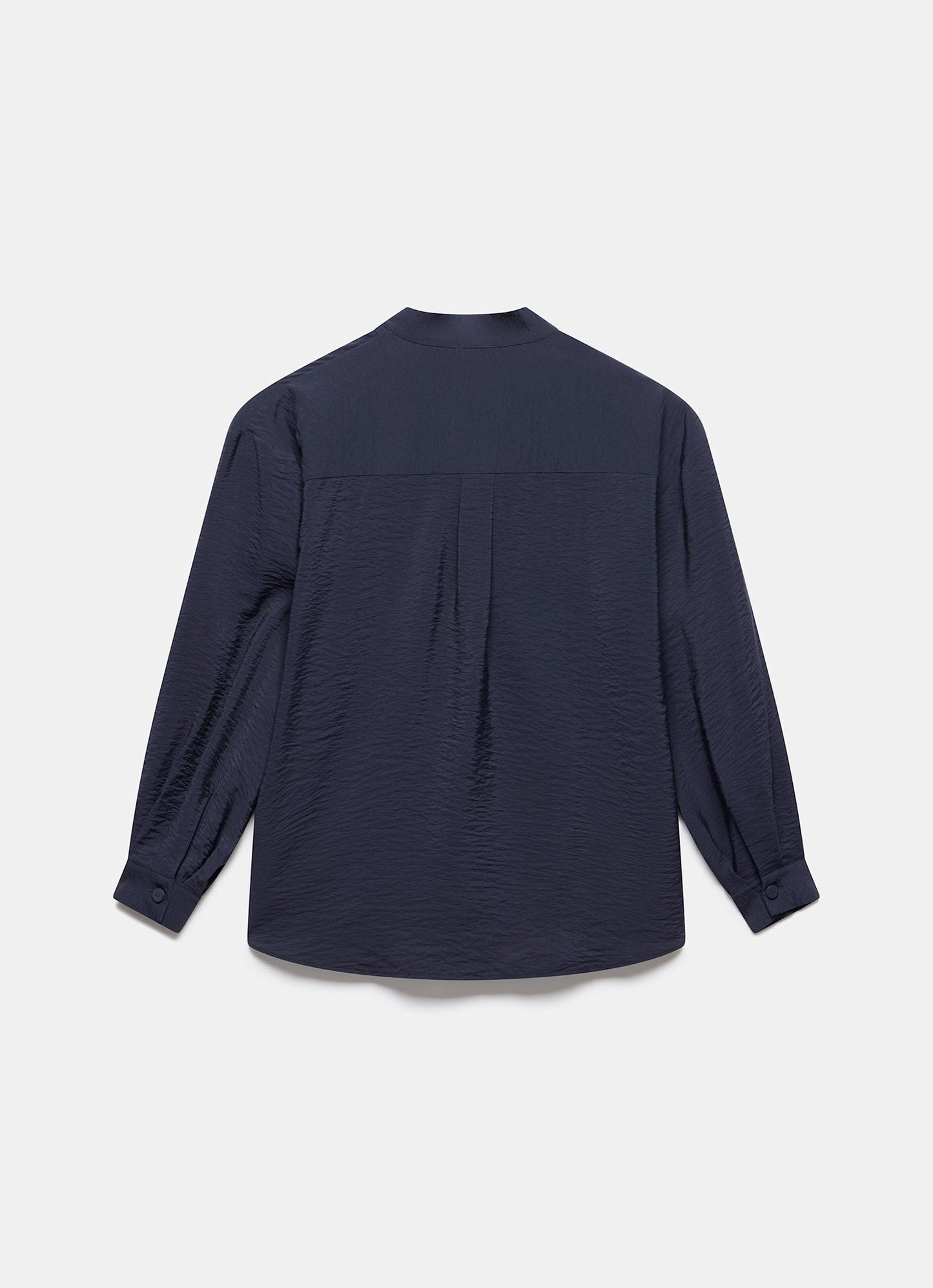 Navy Long Sleeve Blouse