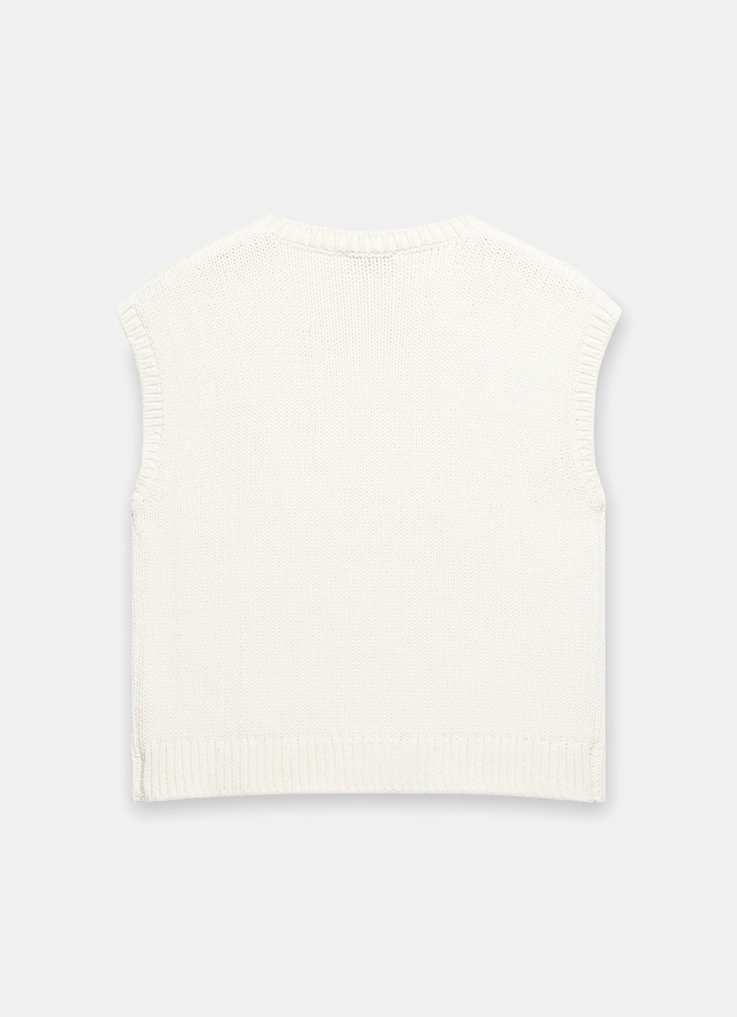 Neutral Floral Embellished Knit Top