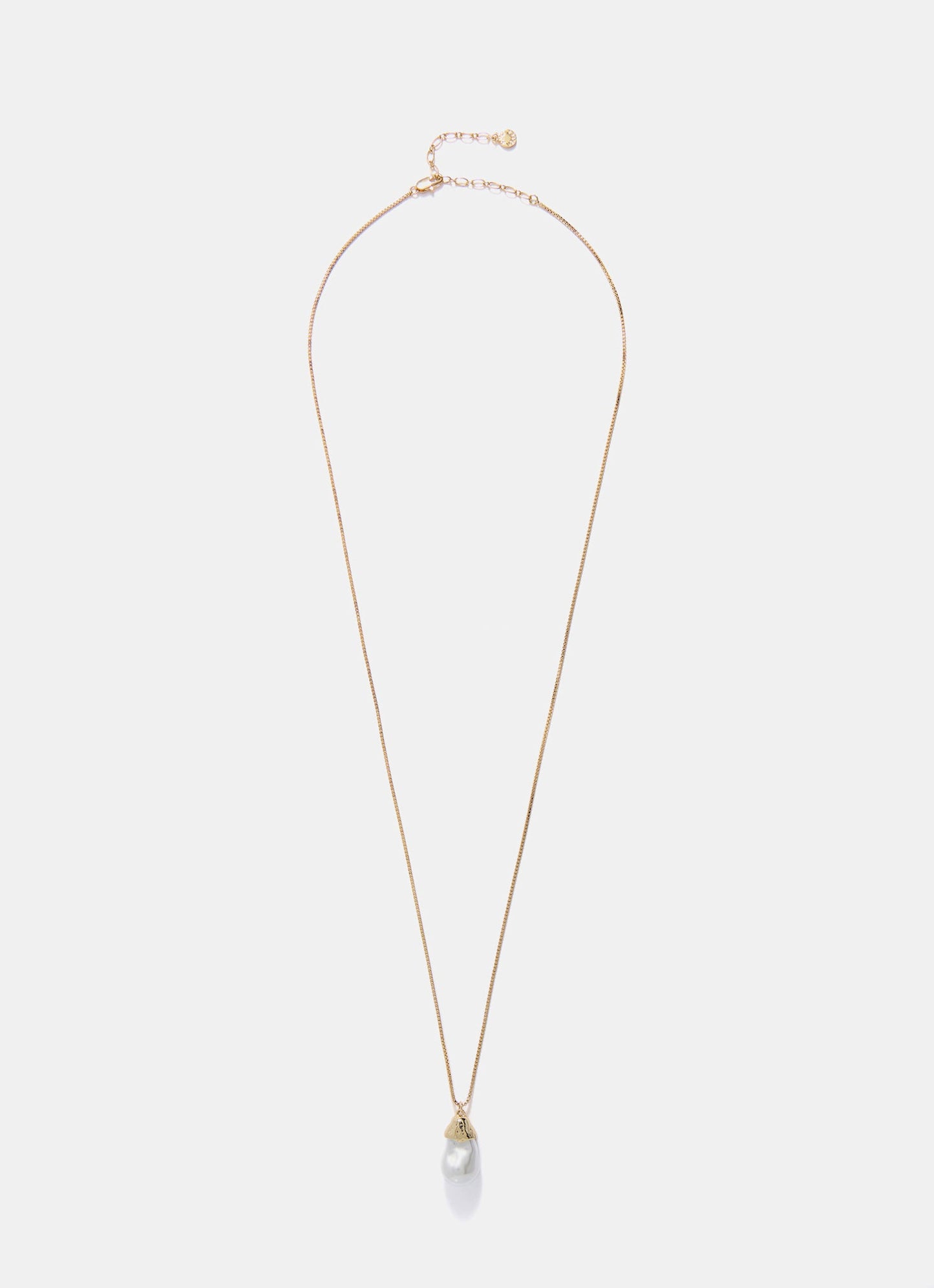 Gold Tone Pearl Pendant