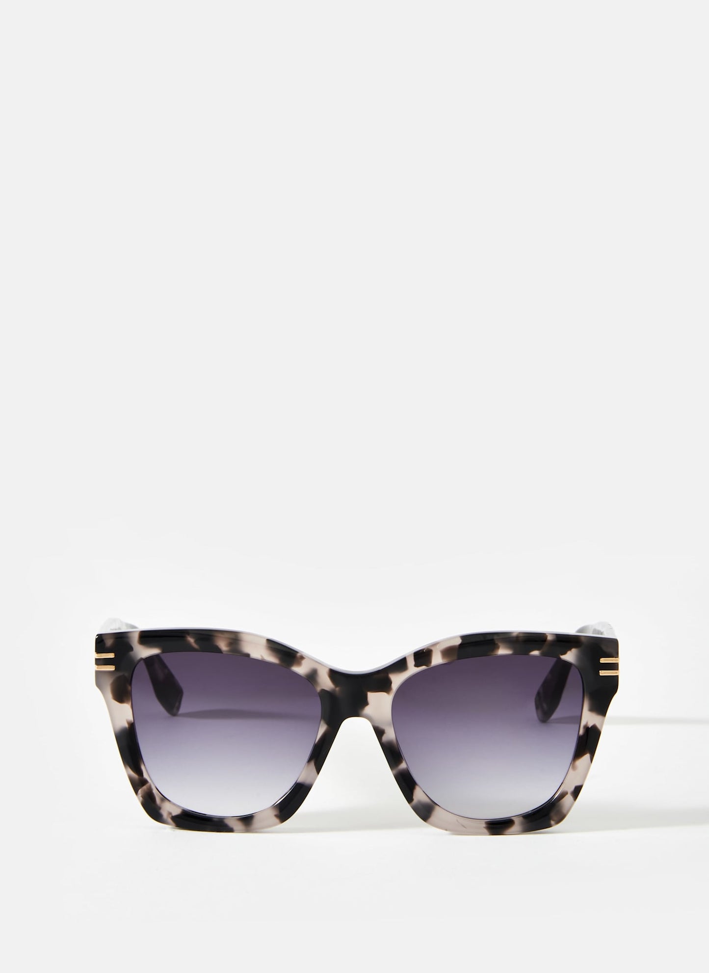 Grey Tortoiseshell Oversized Cat Eye Sunglasses