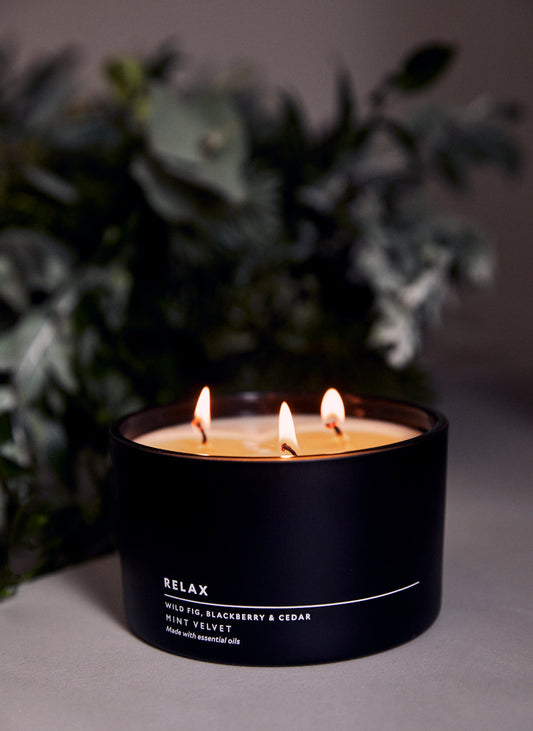 Relax Three Wick Candle