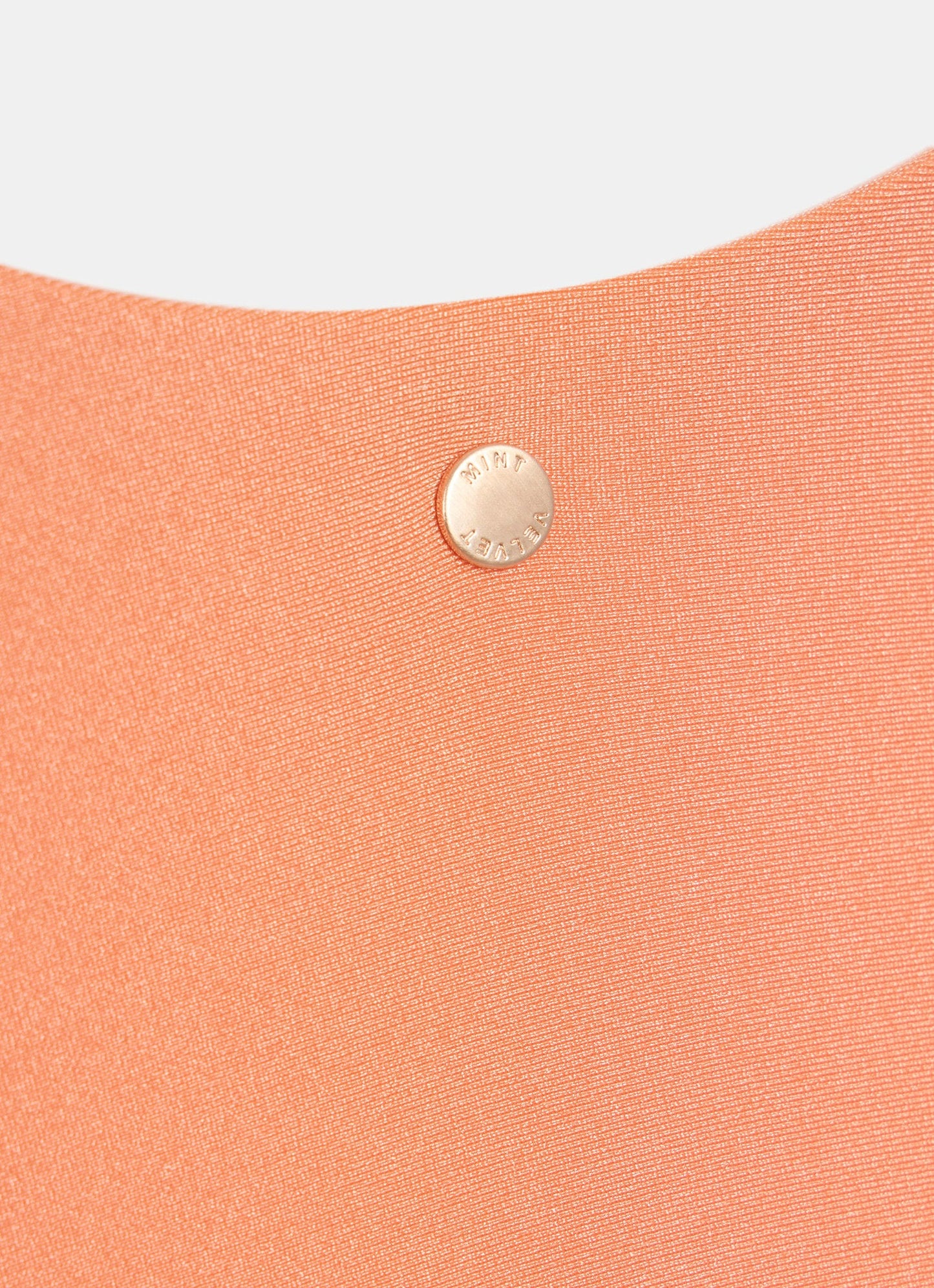 Orange Ruched Swimsuit