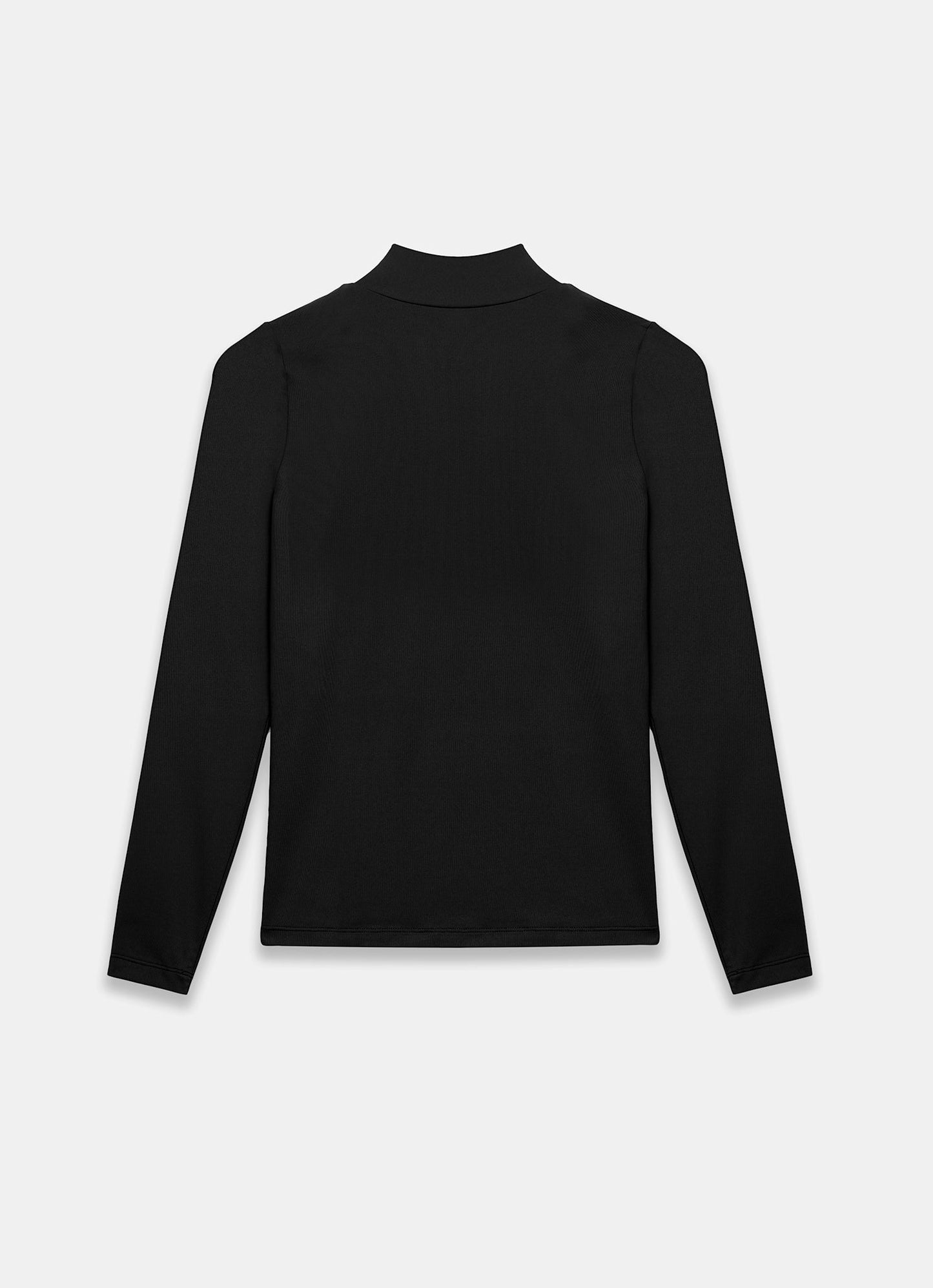 Black High Neck Layering Top