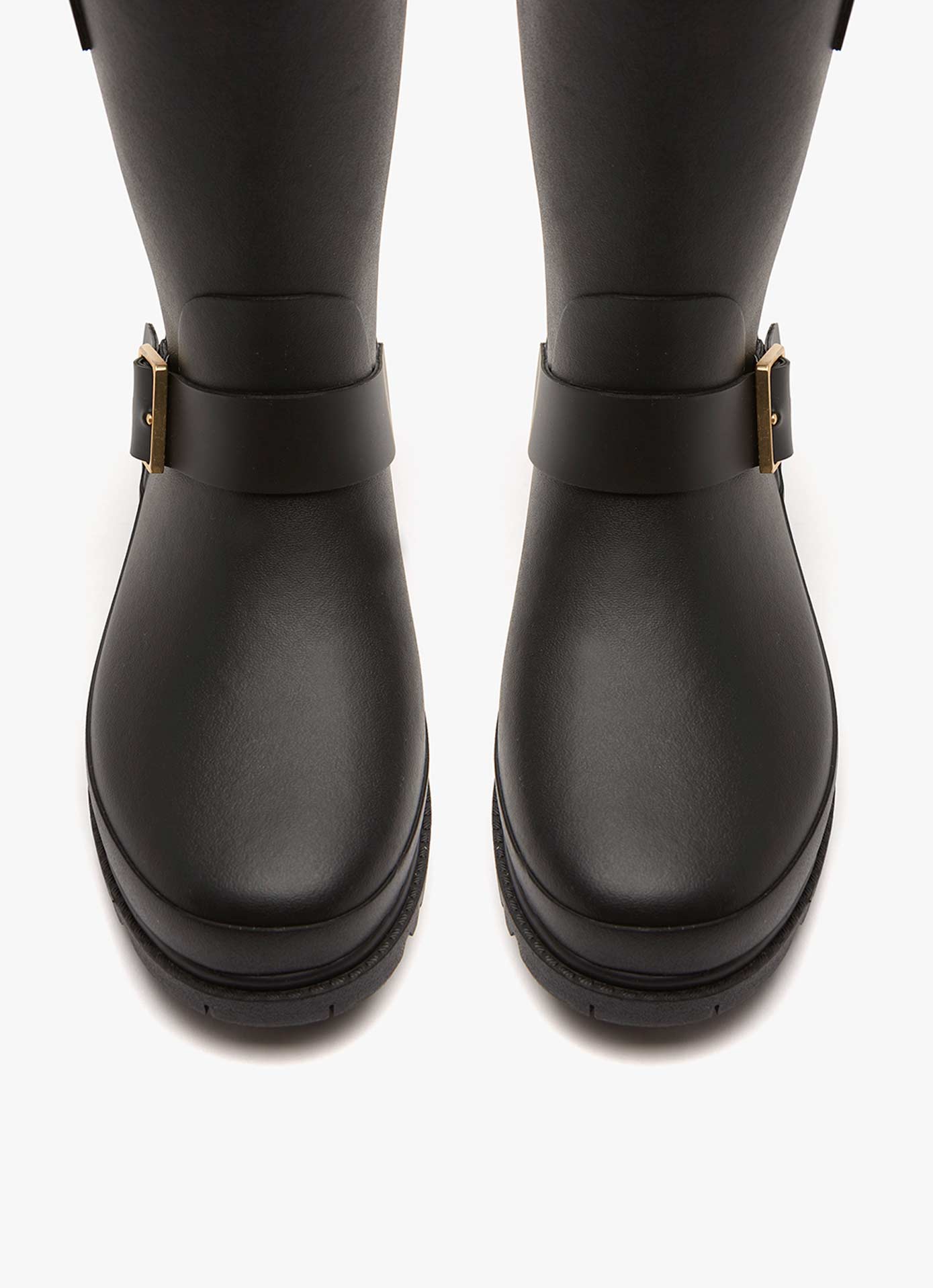 Wynter Black Short Wellies