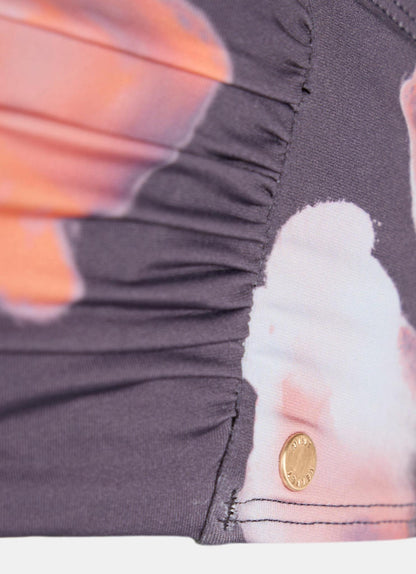 Floral Print Bandeau Bikini Top