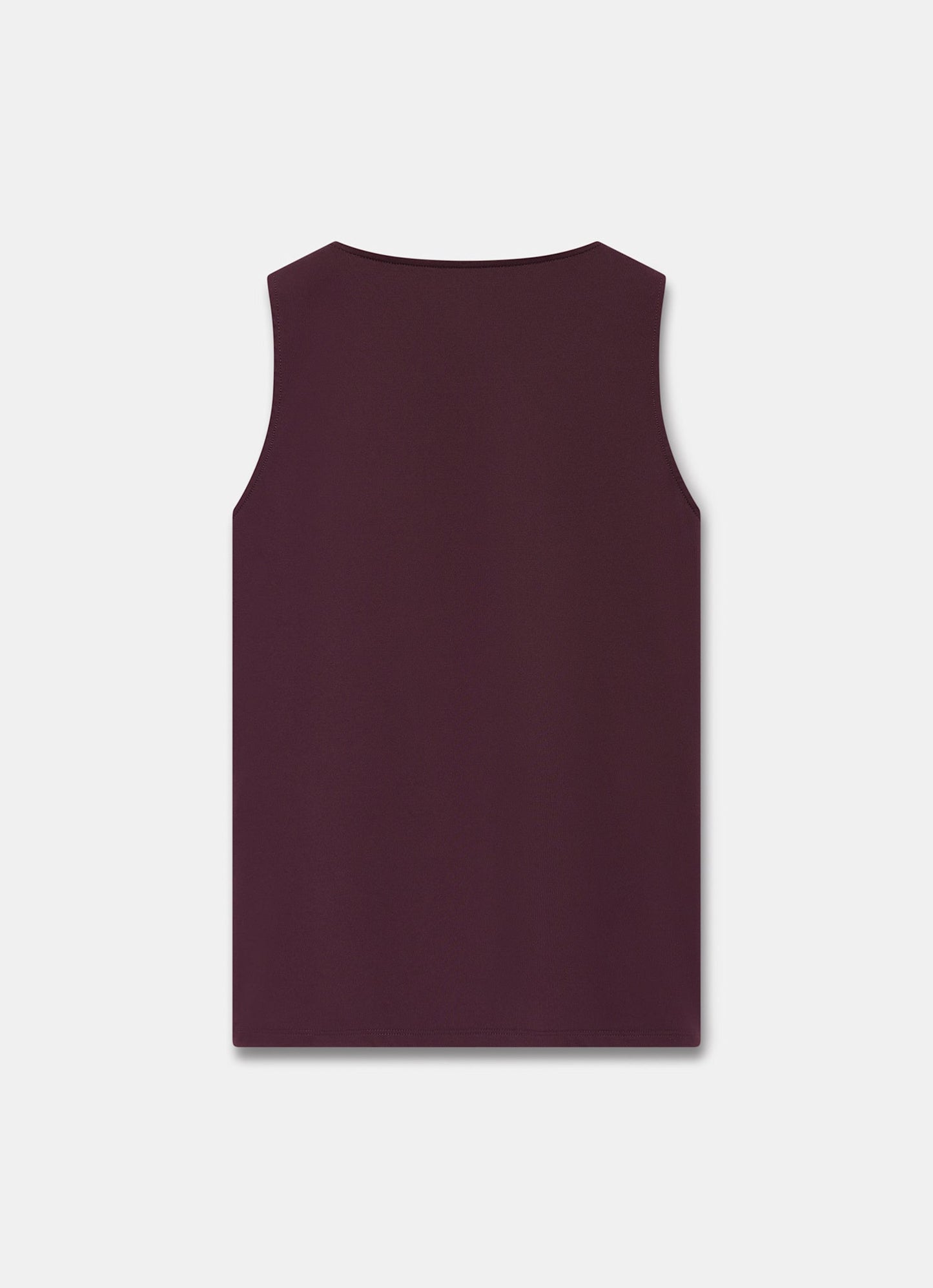 Burgundy Layering High Neck Vest