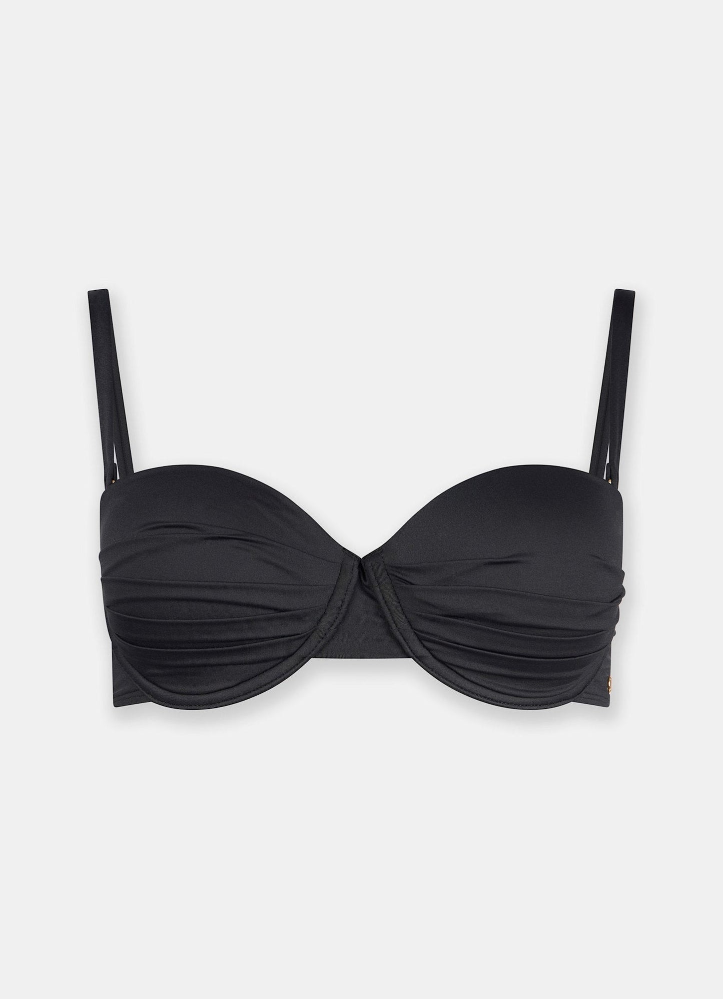 Black Bandeau Bikini Top