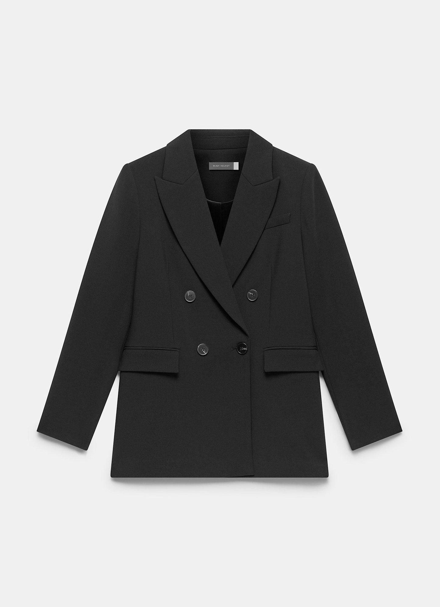 Black Double Breasted Blazer