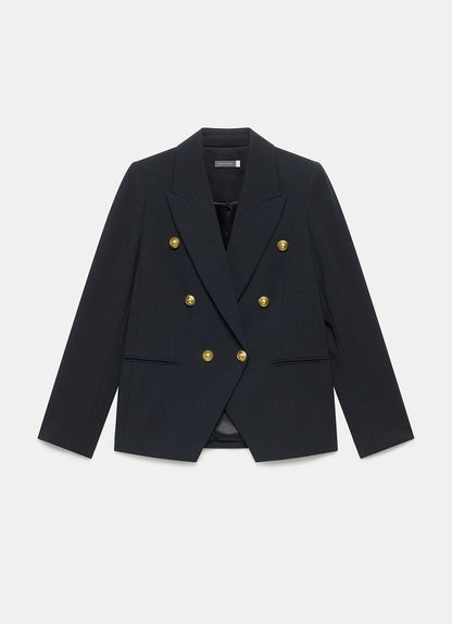 Black Double Breasted Blazer