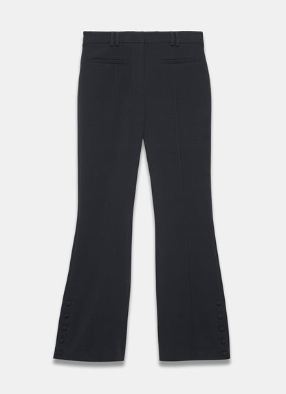 Black Tailored Bootcut Trousers
