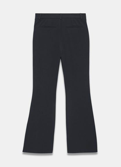 Black Tailored Bootcut Trousers