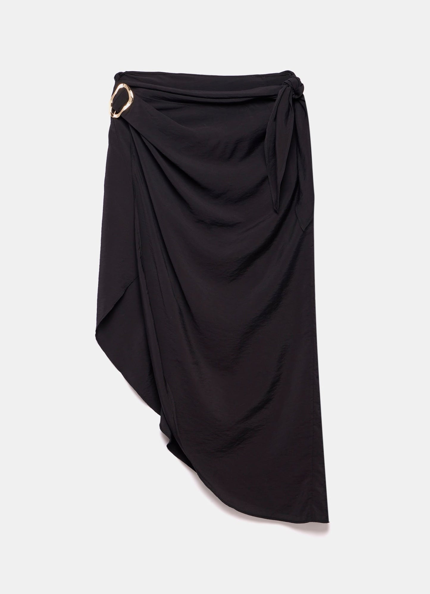 Black Gold Trim Sarong