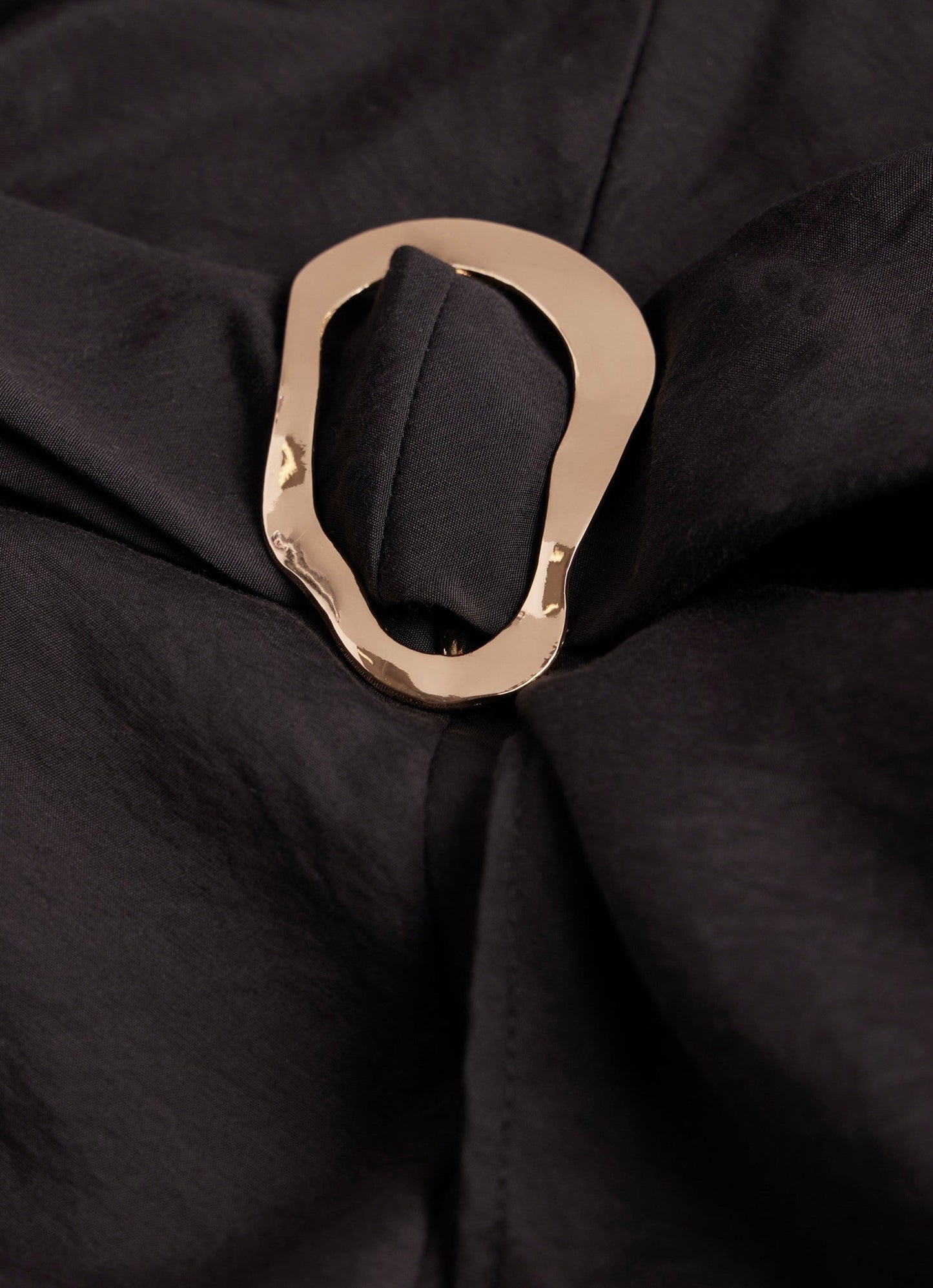 Black Gold Trim Sarong