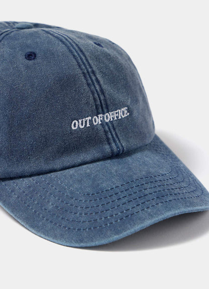 Blue Denim Slogan Cap
