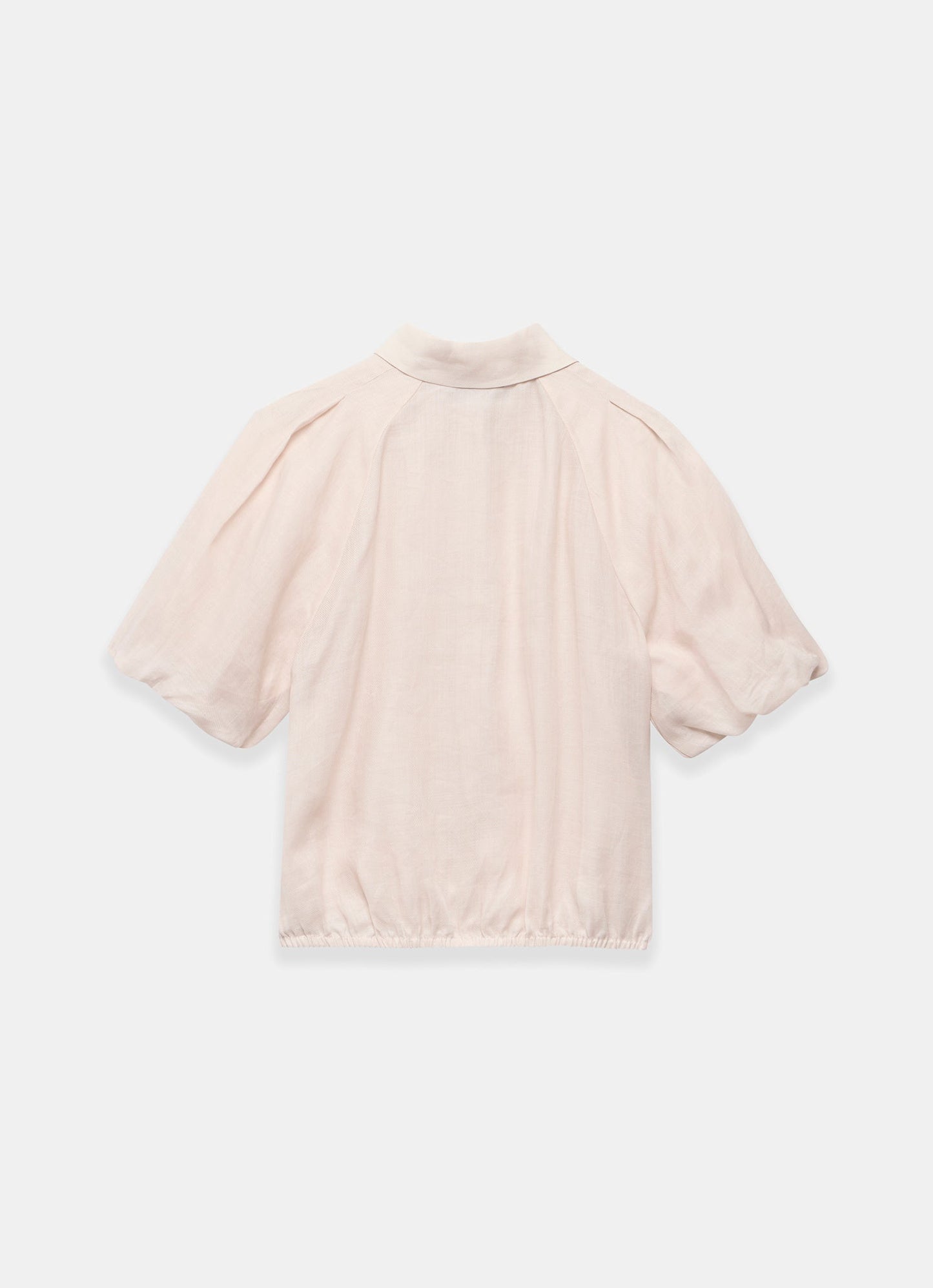 Pink Puff Sleeve Shirt