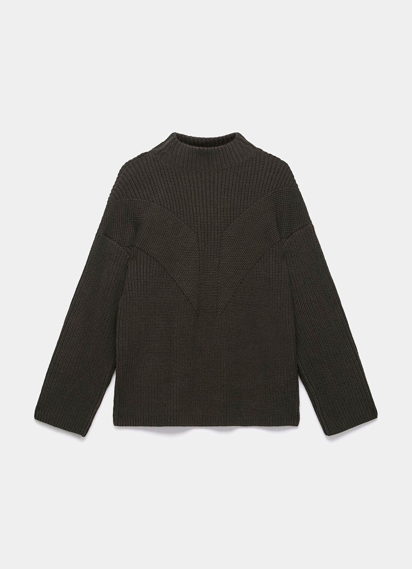 Brown Button Detail Jumper