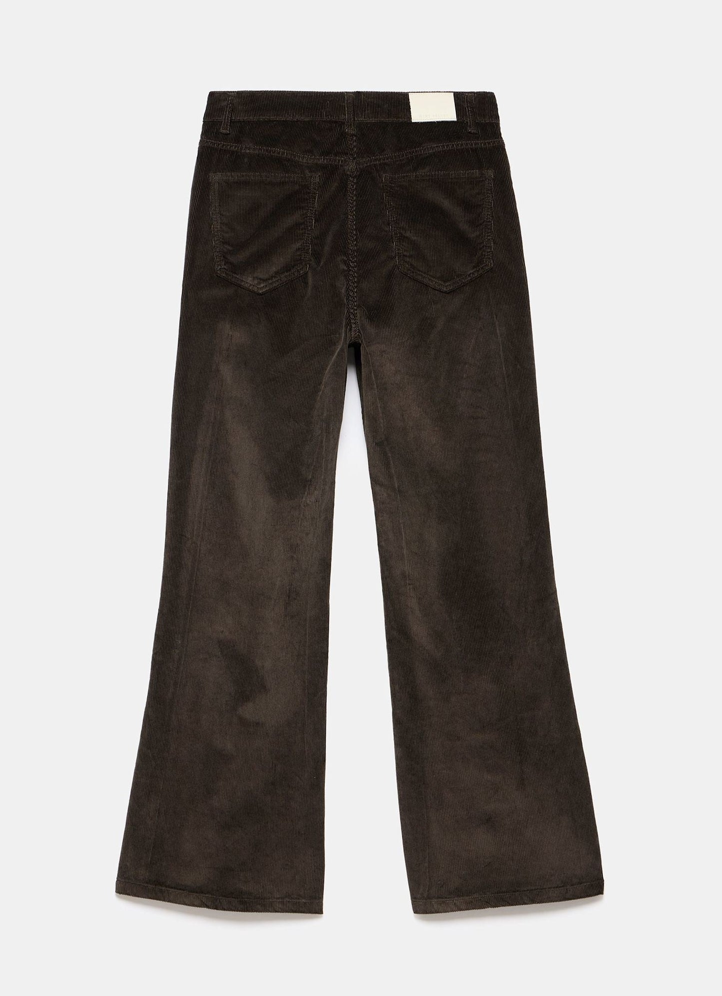 Brown Corduroy Flared Trousers