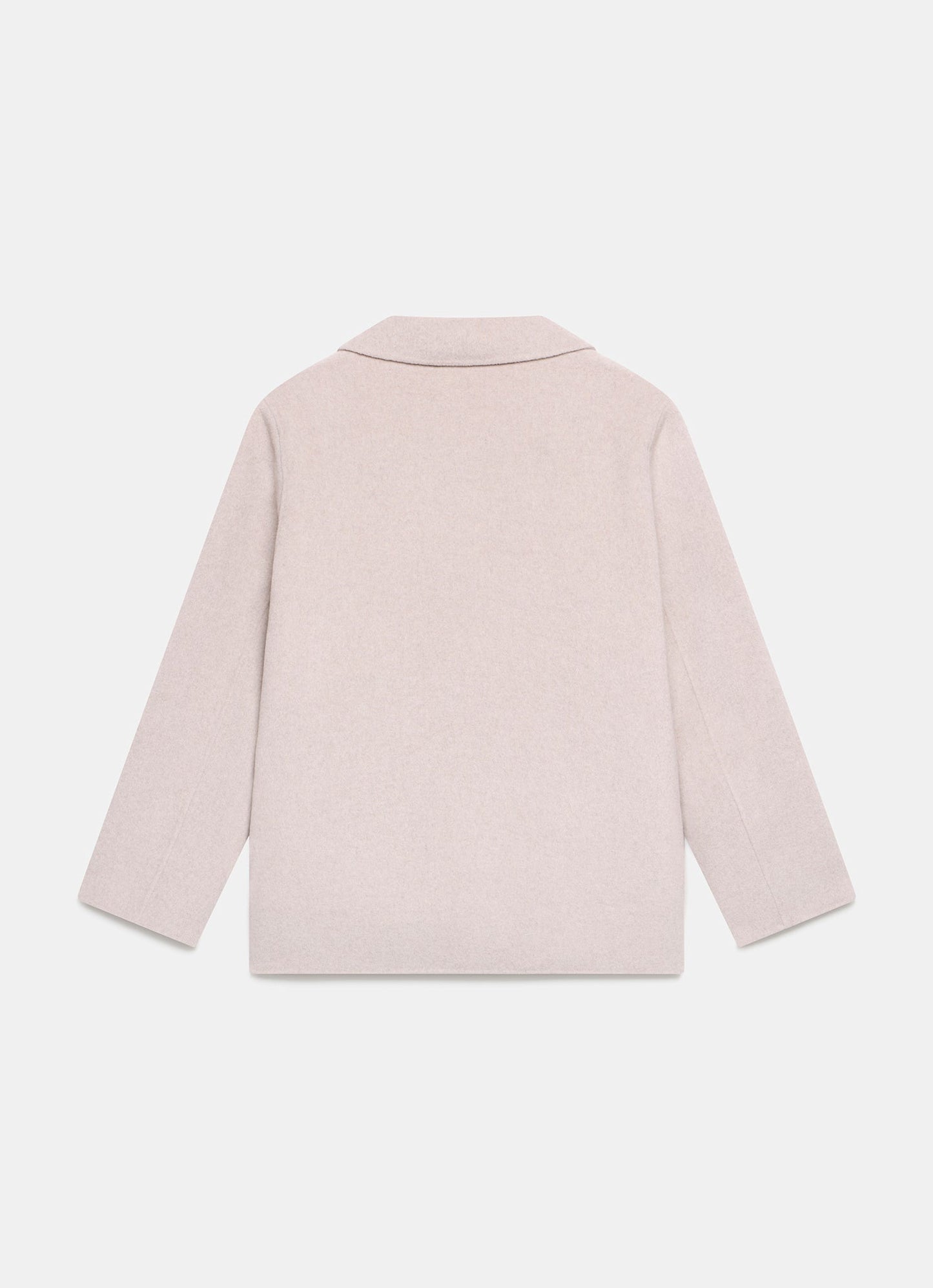 Neutral Wool Blend Hand Finished Blazer