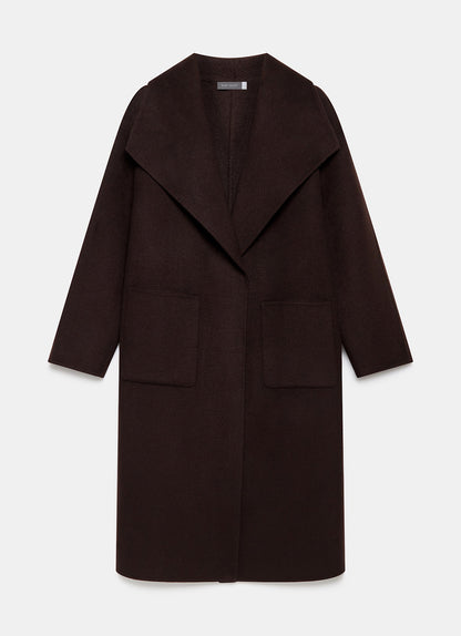 Brown Wool Blend Coat