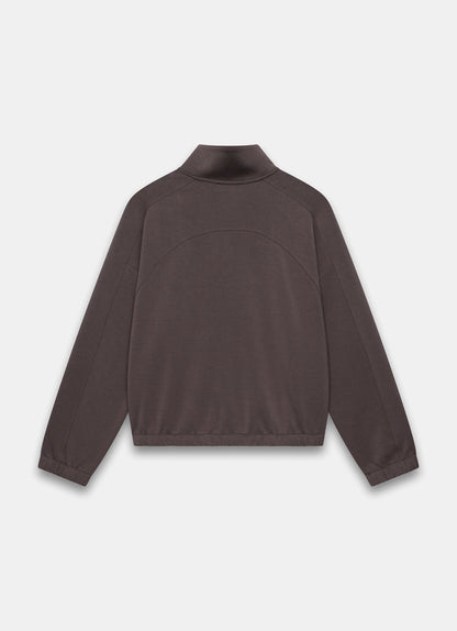 Brown Super Soft Zip Up Sweatshirt