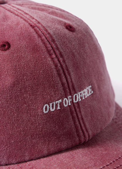 Burgundy Slogan Cap