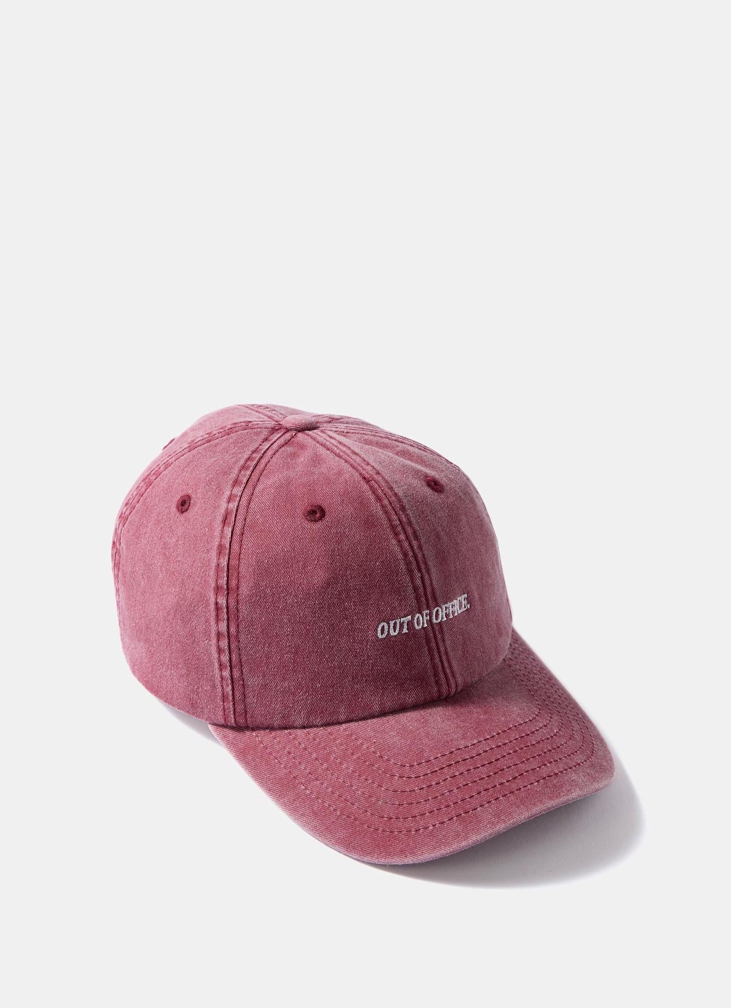 Burgundy Slogan Cap