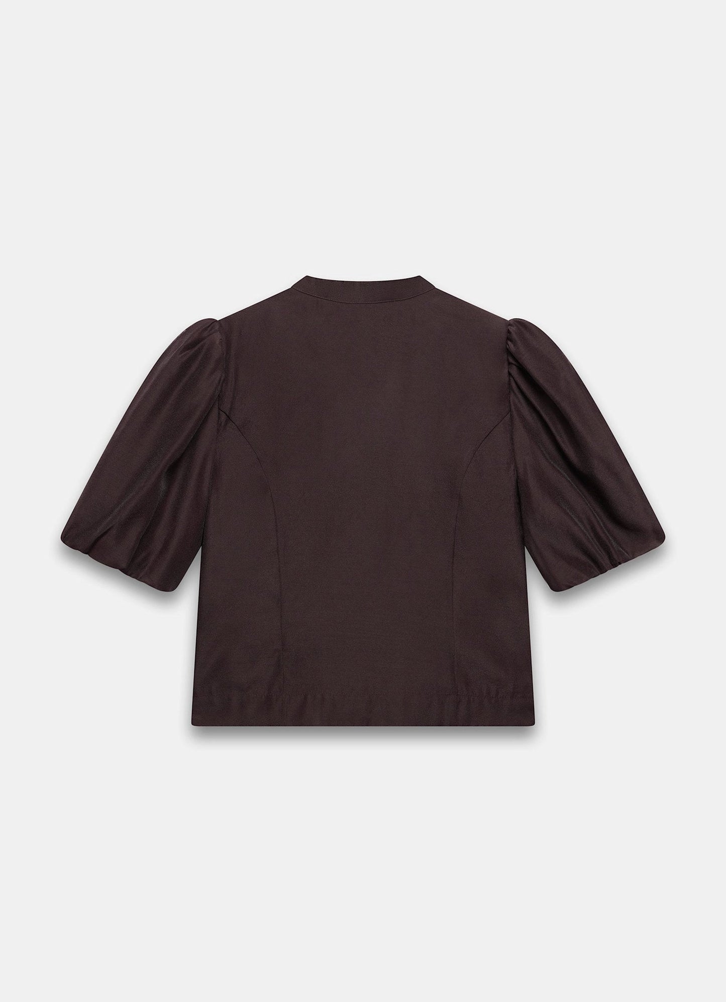 Burgundy Puff Sleeve Top