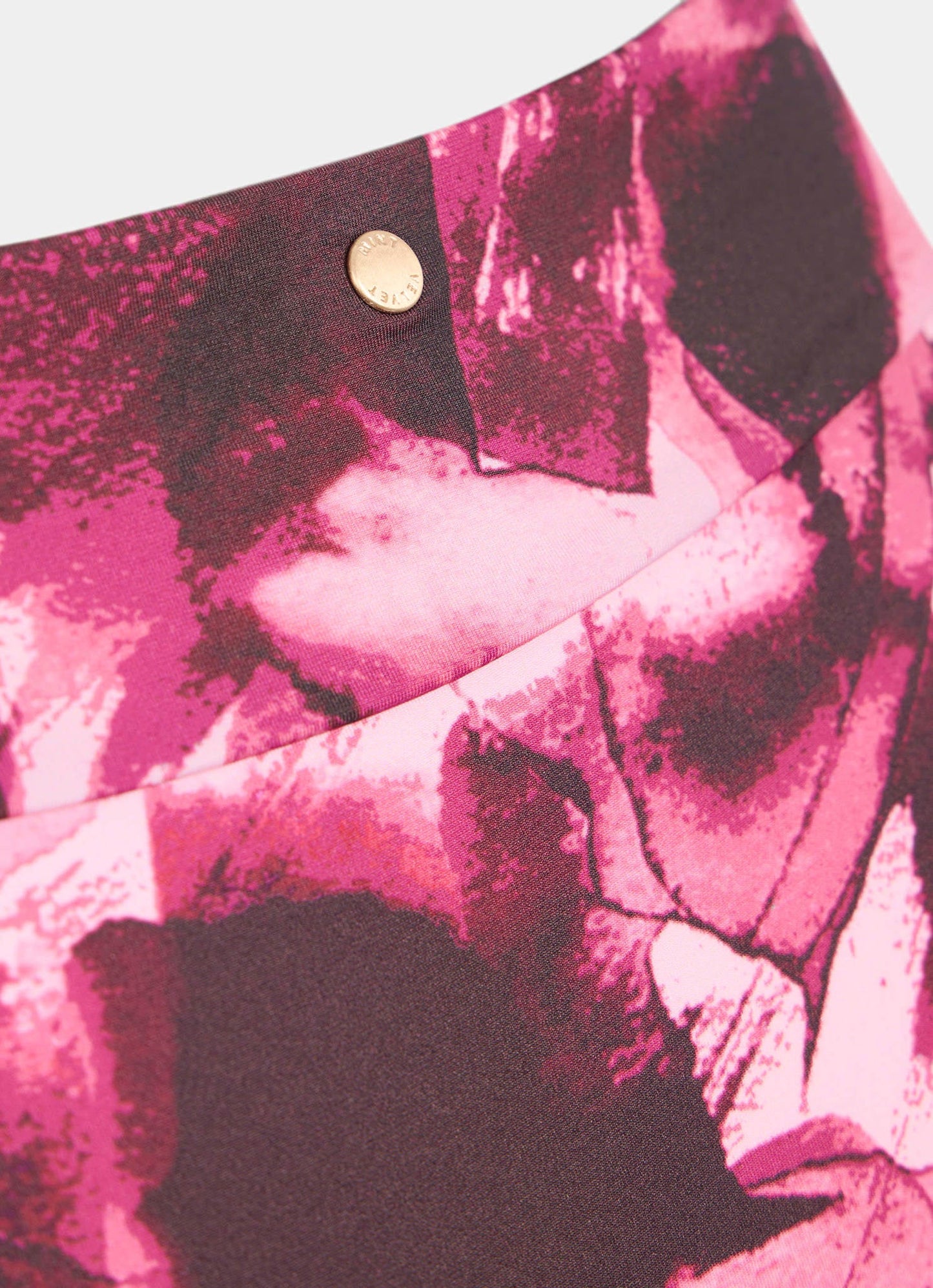 Pink Graphic Print High Waisted Bikini Bottoms