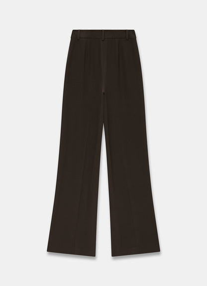 Brown Tailored Wide Side Stripe Trousers