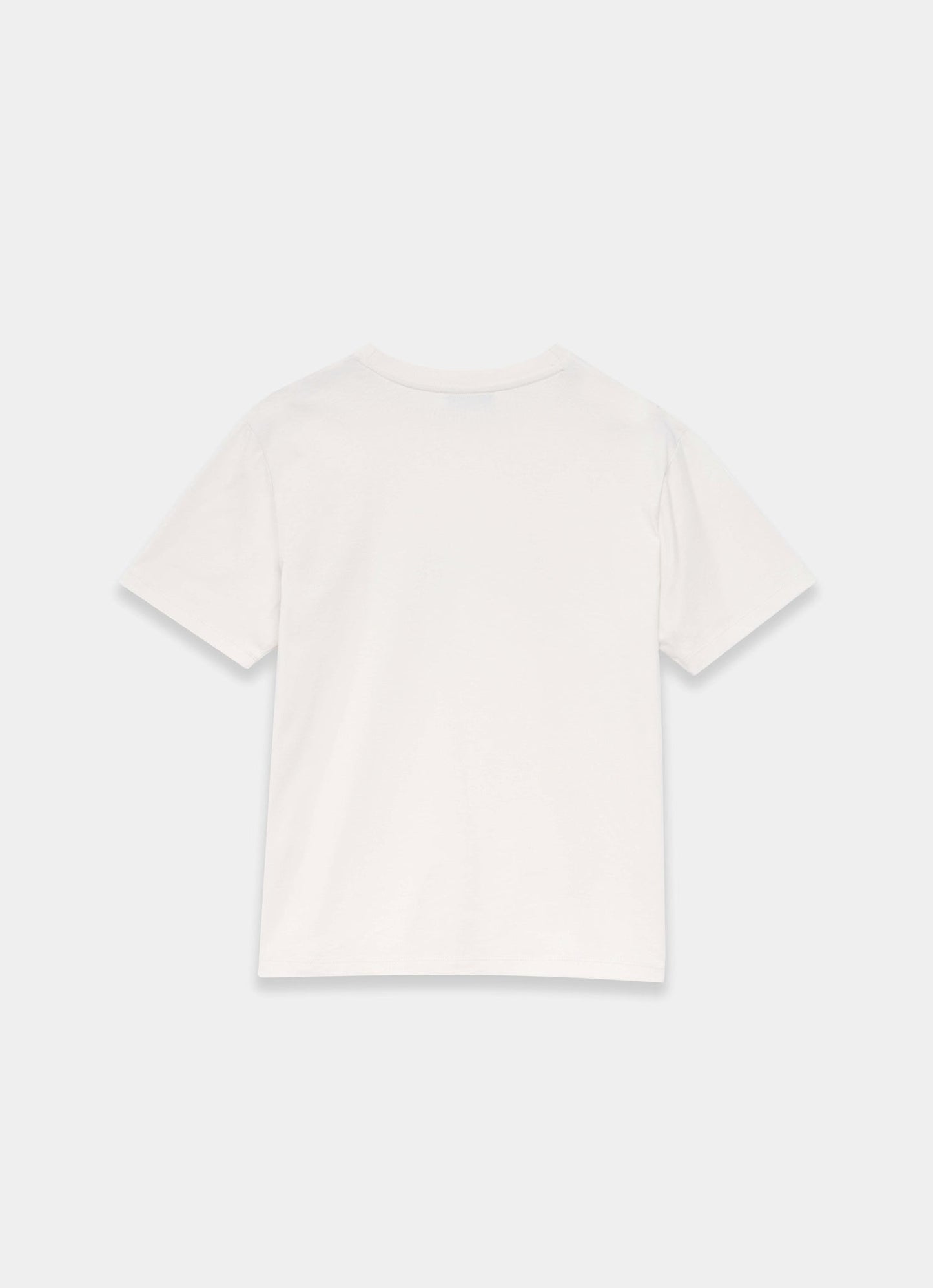 Cream Cotton Cut Out Lucky T-Shirt