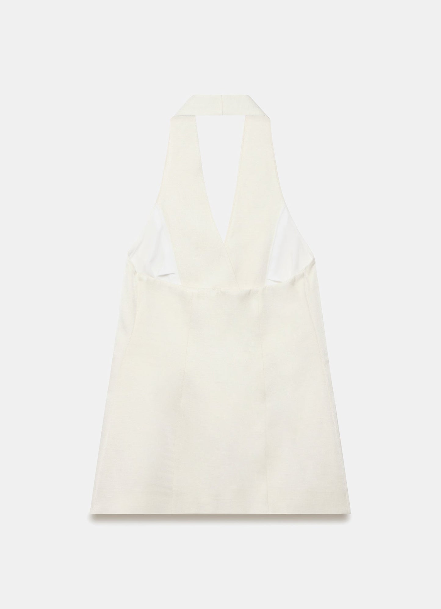 Cream Halterneck Waistcoat