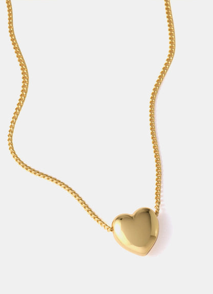 Gold Plated Heart Necklace
