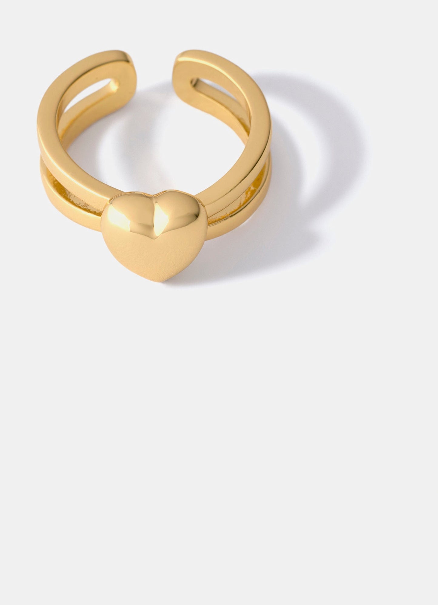 Gold Plated Heart Ring