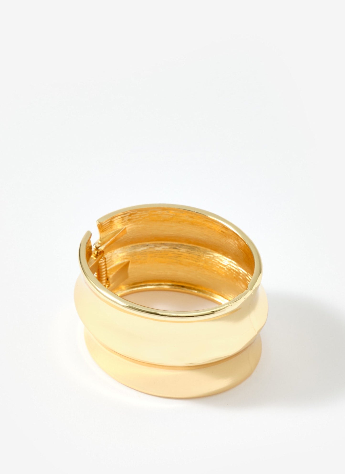 Gold Tone Statement Cuff Bracelet