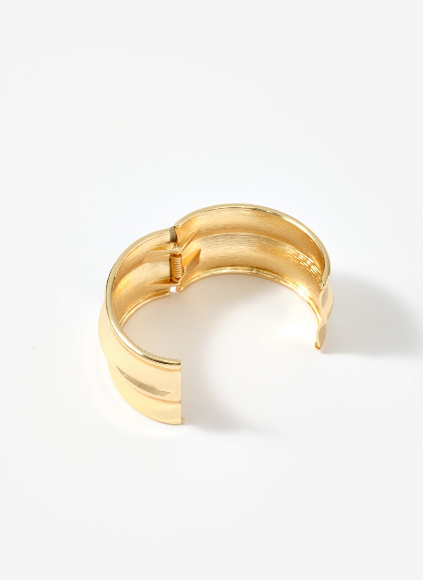 Gold Tone Statement Cuff Bracelet