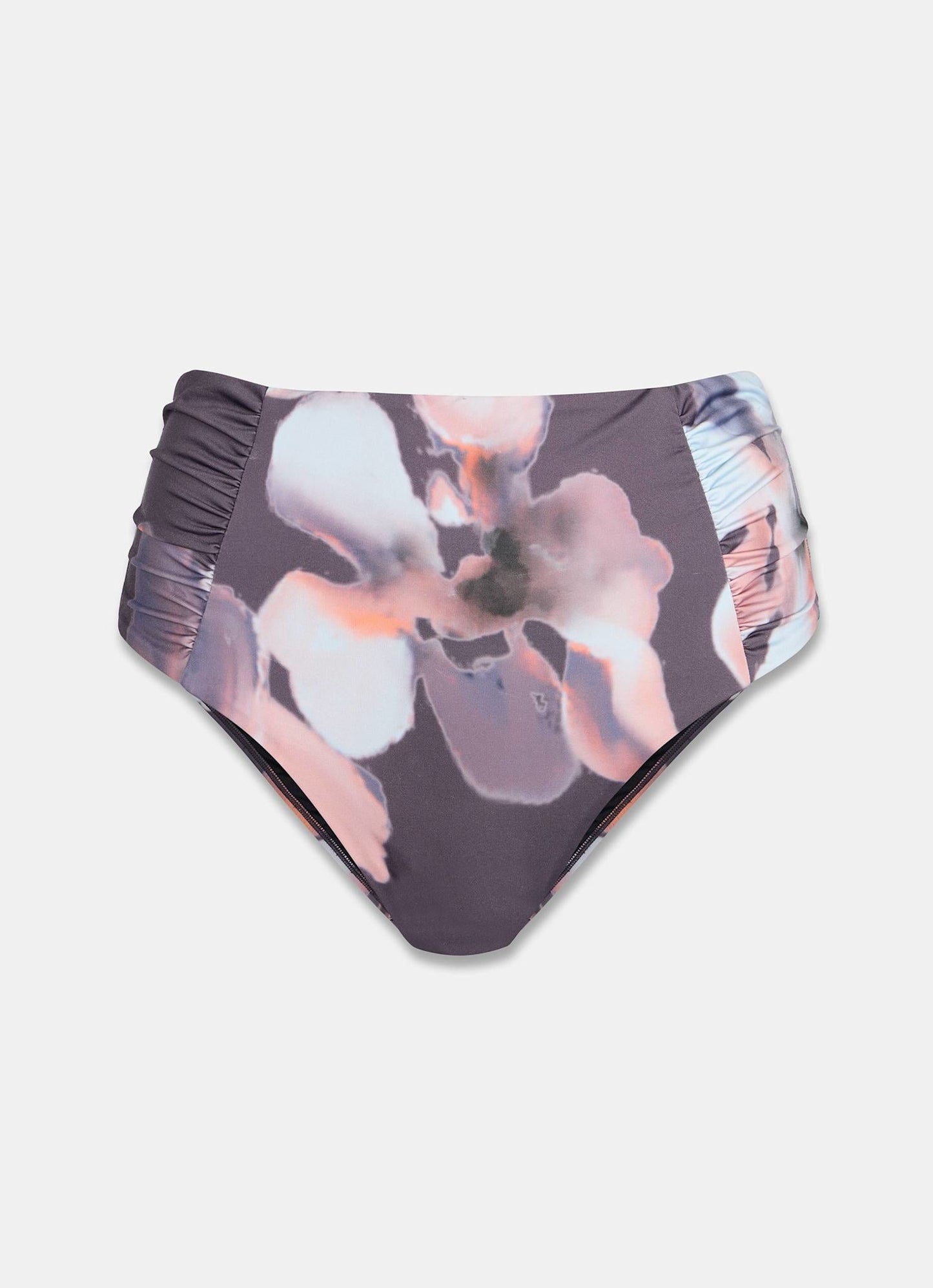 Floral Print High Waisted Bikini Bottoms