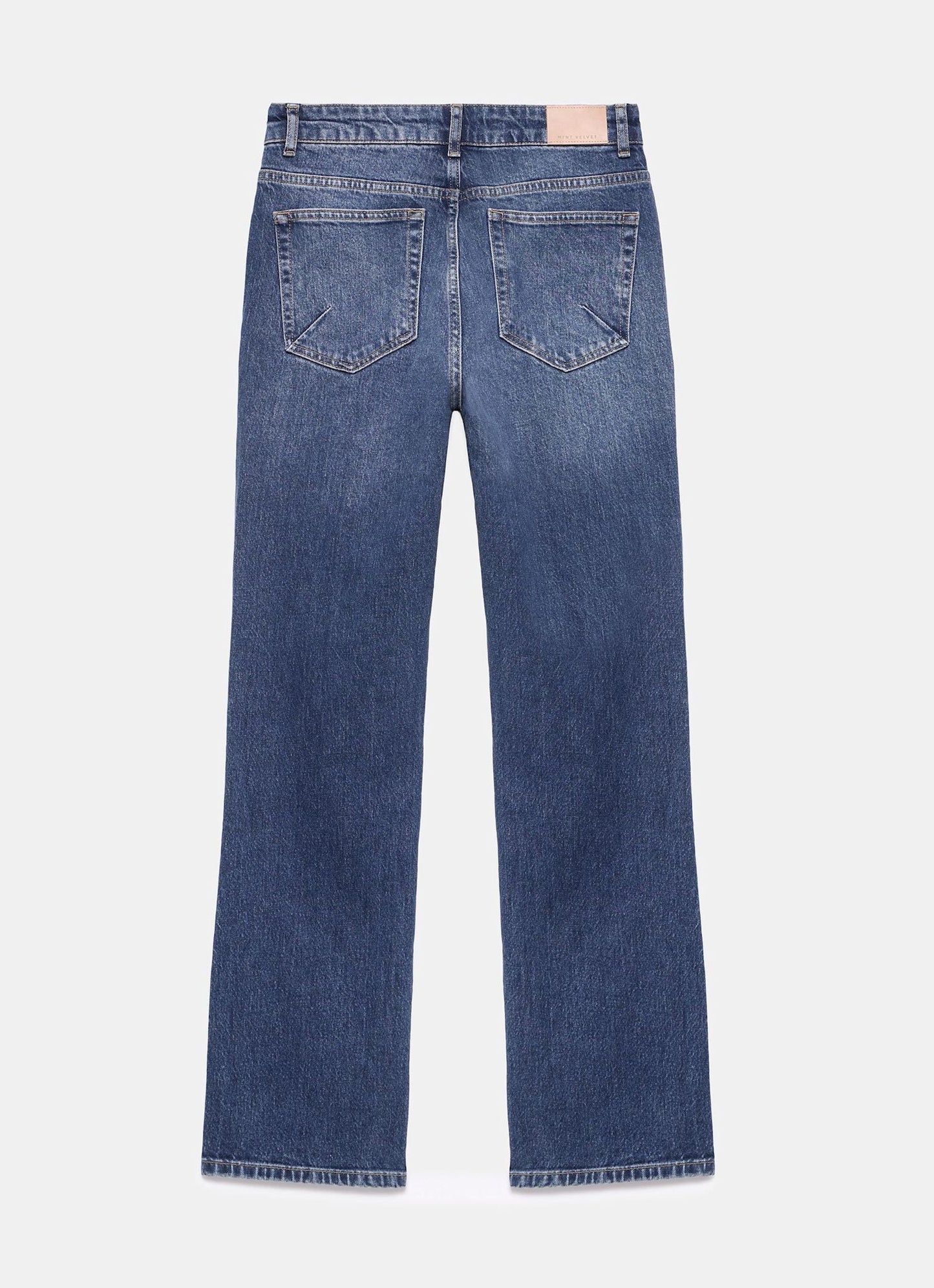 Indigo Polished Straight Jeans