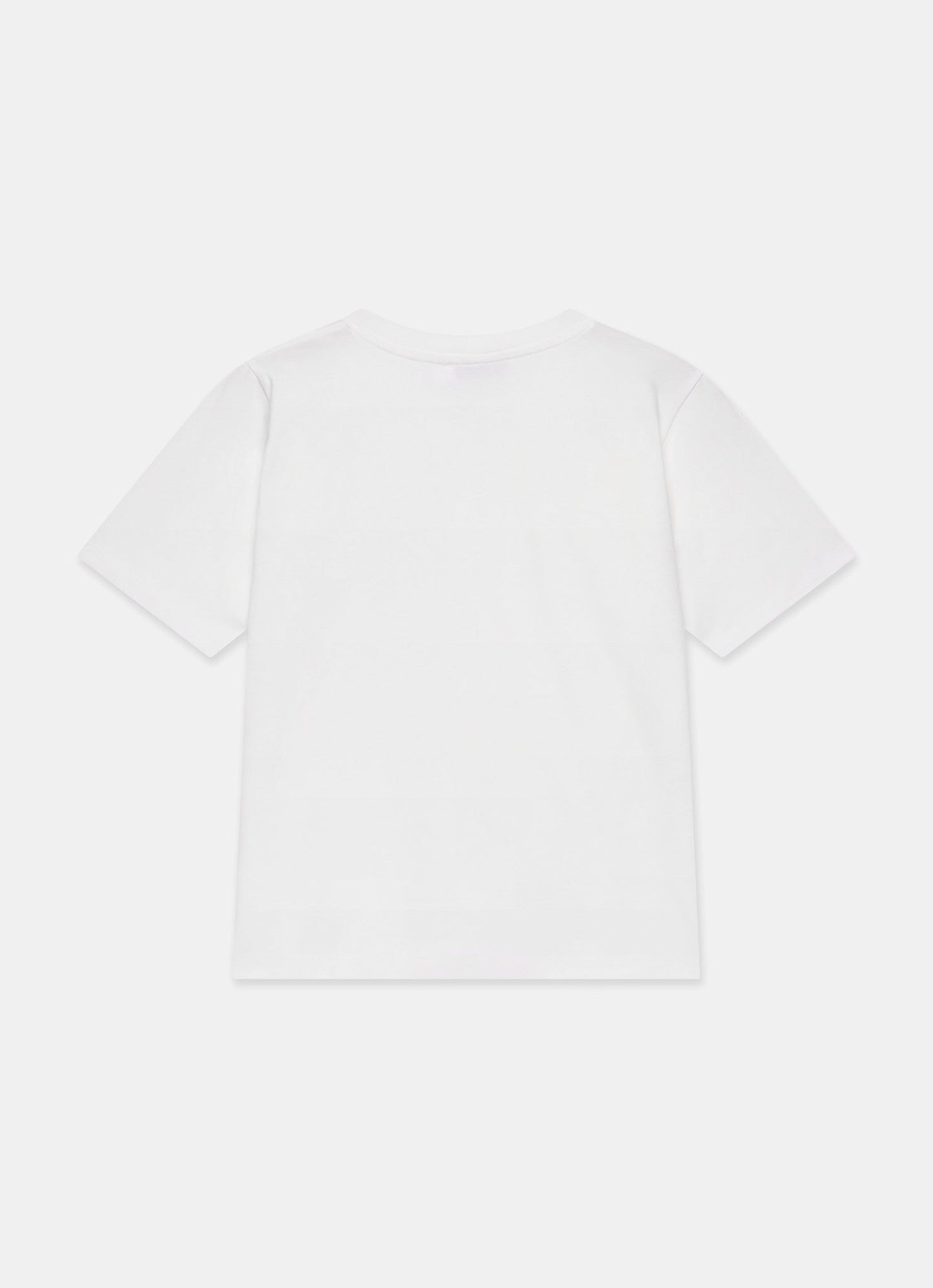 White Cotton Frill T-Shirt